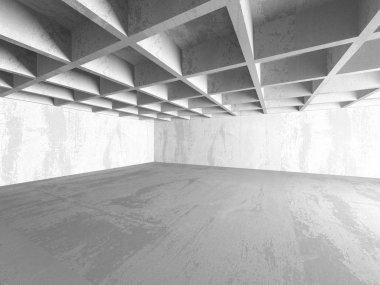 Karanlık Bodrum boş odası iç 