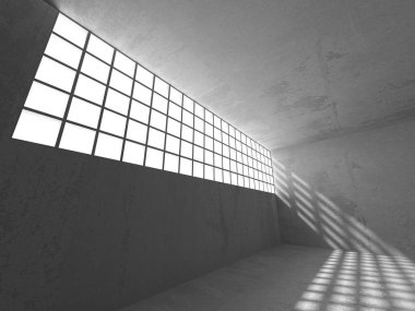 Karanlık Bodrum boş odası iç 