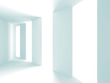 Beyaz Modern iç arka plan