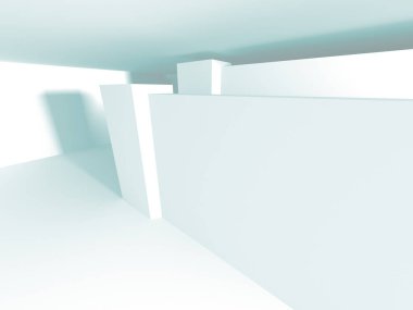 Modern beyaz mimari arka plan