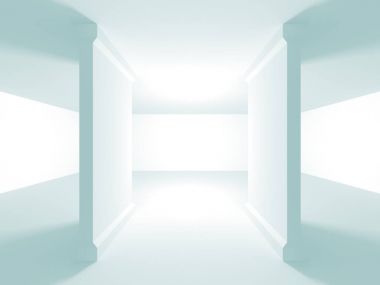 Beyaz inşaat Modern iç