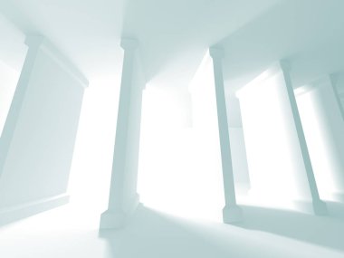 Modern beyaz mimari arka plan