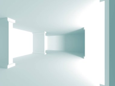 Modern beyaz mimari arka plan