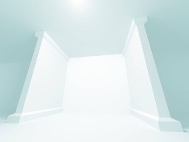 Modern beyaz mimari arka plan