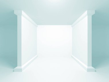 Beyaz inşaat Modern iç