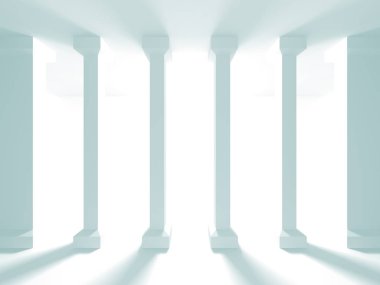 Modern beyaz mimari arka plan