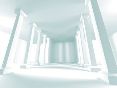 Beyaz inşaat Modern iç