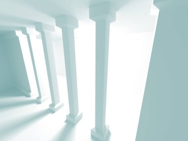 Modern beyaz mimari arka plan