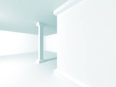 Modern beyaz mimari arka plan