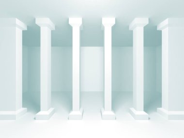 Modern beyaz mimari arka plan