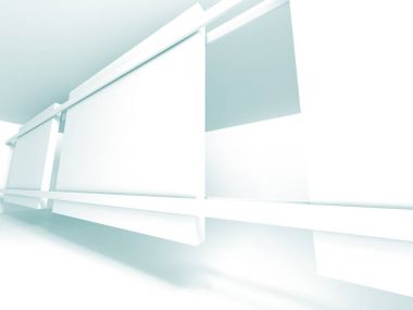 Modern beyaz mimari arka plan