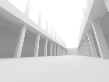 Beyaz inşaat Modern iç