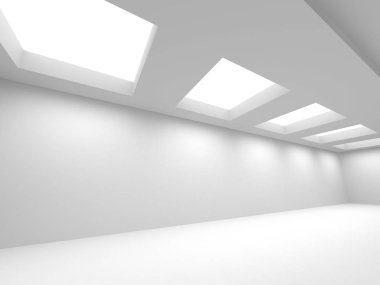 Modern beyaz mimari arka plan