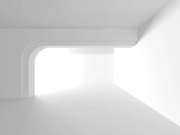 Futuristic White Architecture Background — Stock Photo, Image