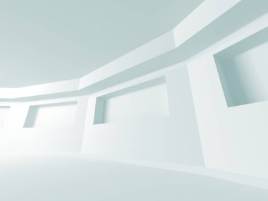 Modern beyaz mimari arka plan