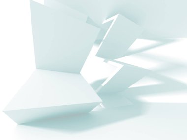 Modern beyaz mimari arka plan