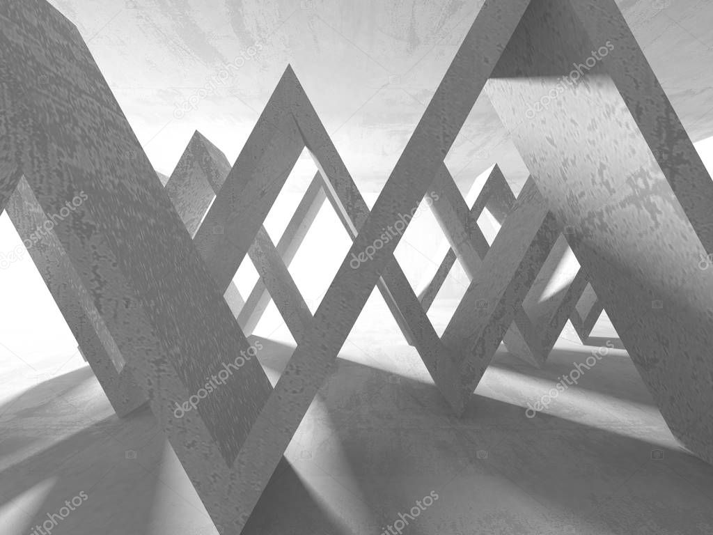 geometric concrete architecture background