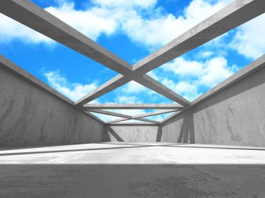 Beton oda duvar İnşaat  