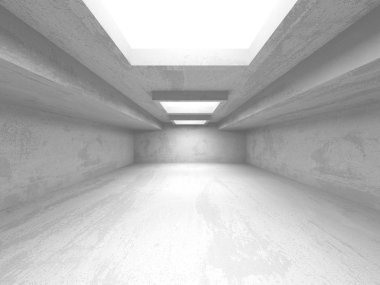 Karanlık Bodrum boş odası iç 