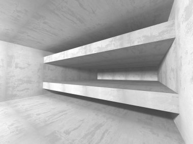 Karanlık Bodrum boş odası iç 