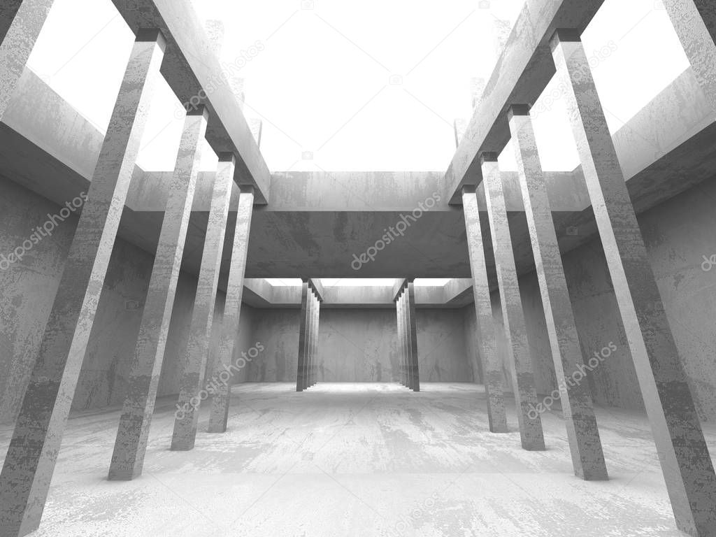 geometric concrete architecture background