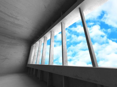 Beton oda duvar İnşaat  