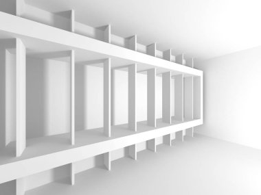 Modern beyaz mimari arka plan