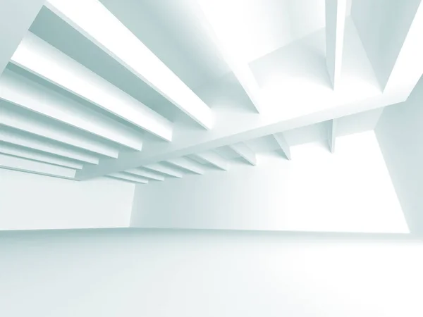 Futurisztikus fehér architektúra tervezés — Stock Fotó