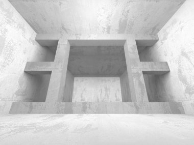 geometrik beton mimari arka plan