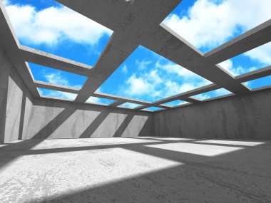 Beton oda duvar İnşaat 