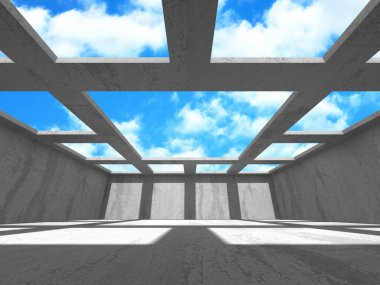 Beton oda duvar İnşaat 