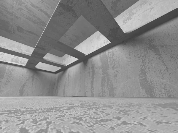 暗い地下室空部屋インテリア — ストック写真