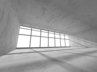 Karanlık Bodrum boş odası iç 