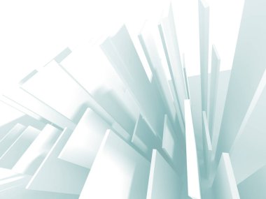 Modern beyaz mimari arka plan