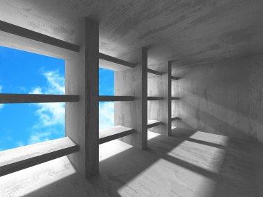 Beton oda duvar İnşaat 