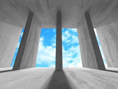 Beton oda duvar İnşaat 