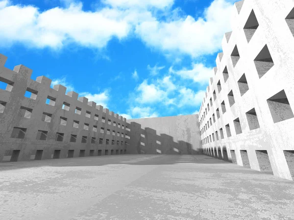 Beton oda duvar İnşaat 