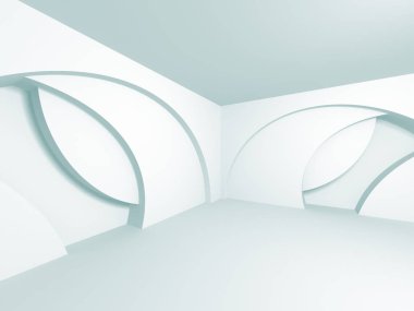 Modern beyaz mimari arka plan