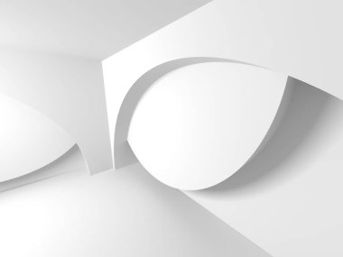 Modern beyaz mimari arka plan