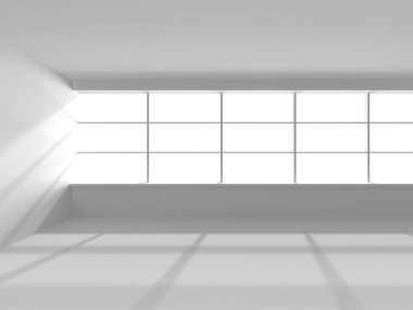 Modern beyaz mimari arka plan