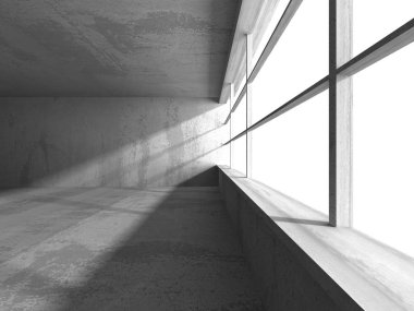 Karanlık Bodrum boş odası iç 