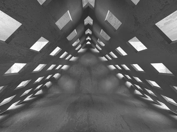 Geometrické betonová architektura pozadí — Stock fotografie