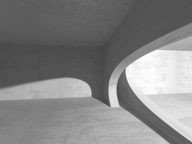 Karanlık Bodrum boş odası iç 