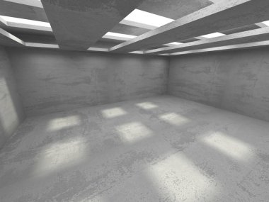 Karanlık Bodrum boş odası iç