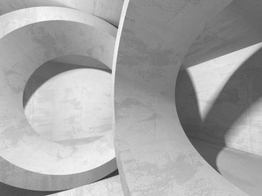 Karanlık Bodrum boş odası iç