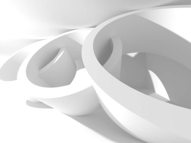 Modern beyaz mimari arka plan