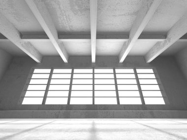 Karanlık Bodrum boş odası iç