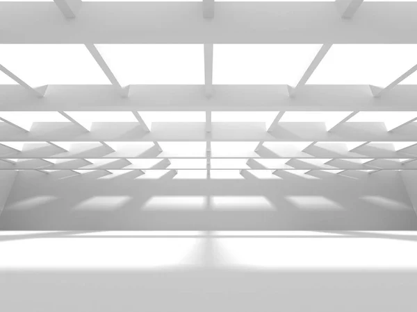 Futuristic White Architecture Background — Stock Photo, Image