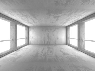 Karanlık Bodrum boş odası iç