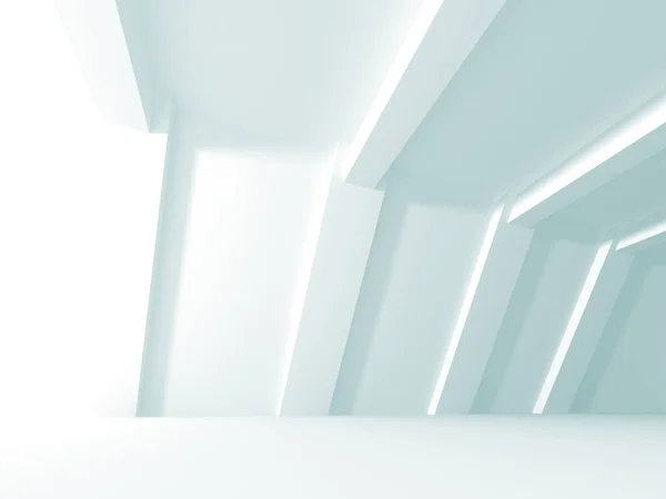 Futurystyczna architektura biały tło — Zdjęcie stockowe